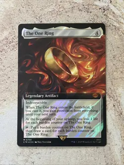 The One Ring Magic The Gathering Lord Of The Rings Extended Surge Foil NM - Image 1