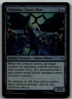 Alchemax Slayer-Bots FOIL C Marvel's Spider-Man: Eternal-Legal 5 NM - Image 1