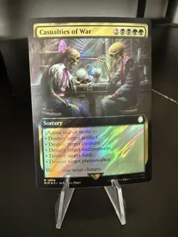 Casualties of War (Extended Art) (Surge Foil) - Foil NM MTG Universes Beyond:... - Image 1