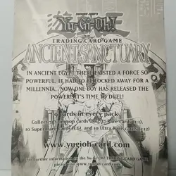 3 Blister Packs Yu-Gi-Oh! ANCIENT SANCTUARY Yugioh Trading Card Game TCG SEALED - Image 4