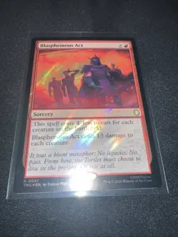 Blasphemous Act Commander: Teenage Mutant Ninja Turtles Surge Foil NM - Image 1