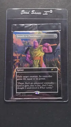Magic the Gathering PSA Magazine Promo Swords to Plowshares Thanos Sealed - Image 1