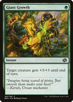 [MTG] Giant Growth (Foil) (183) (BRO) NM - Image 1