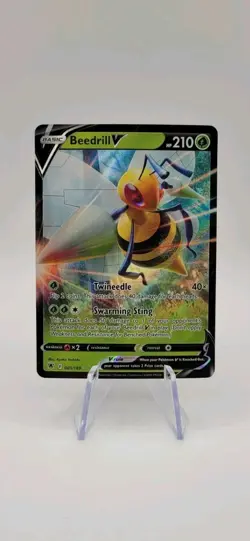 Pokemon TCG: Beedrill V 001/189 Ultra Rare - Astral Radiance - NM - Image 1