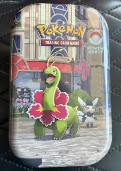Pokemon TCG Luminous City Mini Tin Box Meganium [ sealed ] - Image 1