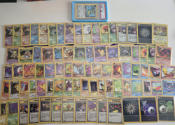 Team Rocket First Edition Complete Pokemon Card Set NM/LP PSA 8 Dragonite WotC - Image 1