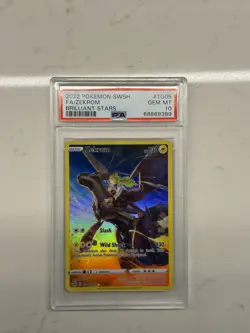 PSA 10 2022 Pokemon Brilliant Stars Trainer Gallery Zekrom TG05/TG30 Holo - Image 1
