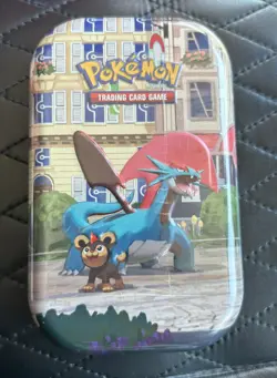 Pokemon TCG Lumiose City Mini Tin Salamence and Litleo tin [ sealed ] - Image 1
