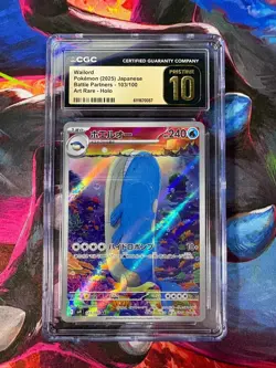 Wailord 103/100 CGC Pristine 10 Japanese Battle Partners Pokemon - Image 1