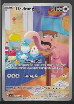 1x Lickitung - 180/162 - Illustration Rare NM-Mint Pokemon SV05 - Temporal Force - Image 1