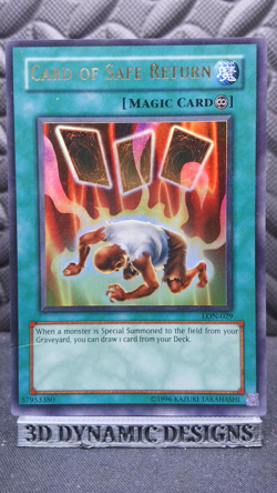 | Yugioh Card of Safe Return LON-029 Labyrinth Of Nightmare HP 🔥 | - Image 1