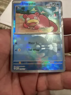 Pokemon TCG Slowpoke Master Ball Pattern 018/131 Prismatic Evolutions NM - Image 1