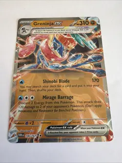 Greninja ex 106/167 - Twilight Masquerade - Pokemon TCG - Double Rare - Image 2