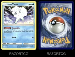 ALOLAN VULPIX 39/236 C COSMIC ECLIPSE POKEMON LP - Image 4