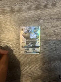 Pokemon Umbreon GX TCG Full Art Hidden Fates Shiny Vault SV69 - Image 2