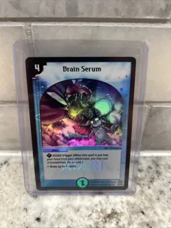 BRAIN SERUM Duel Masters Card, A2/Y1, ATARI PROMO, HOLO, 2004 NM - Image 1