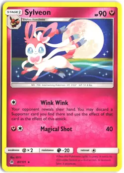 Sylveon 87/131 Rare Forbidden Light Pokemon NM - Image 1