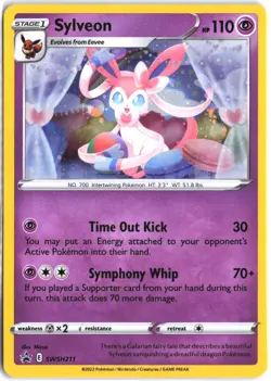Sylveon SWSH211 Holo Promo Sword & Shield Promo Pokemon NM - Image 1