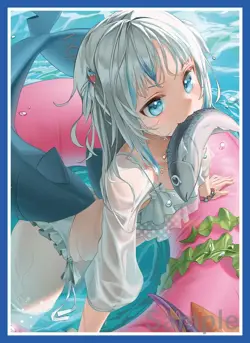 VTuber hololive EN Gawr Gura doujin Card Sleeve Protector - Image 1