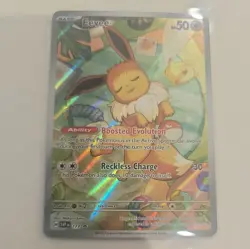 Pokemon Center Eevee Stamped Promo Prismatic Evolutions PC ETB Exclusive SVP 173 - Image 1