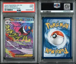 2026 POKEMON ASC EN-ASCENDED HEROES MEGA ATTACK RARE #269 MEGA GENGAR EX PSA 9 - Image 3