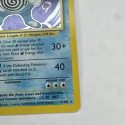 Pokemon TCG Poliwrath Holo Rare Stage 2 Base Set 13/102 English 1999 - Image 4