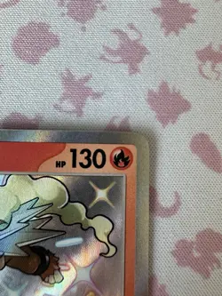 Pokemon TCG Entei 112/091 SV Paldean Fates Full Art Holo Shiny Rare 130 HP EN - Image 3