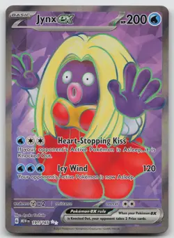 Jynx ex 191/165 Ultra Rare 151 Pokemon Holo Near Mint - Image 1