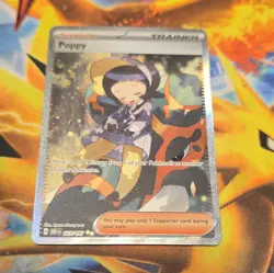 The Pokemon Company Poppy 227/197 SV03 Obsidian Flames Full Art Holo UR Eng - Image 1