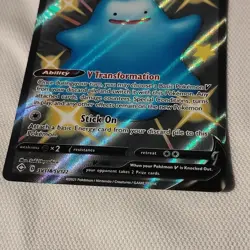 The Pokemon Company Pokemon TCG Ditto V SV118/SV122 Shiny Holo Rare ENG - Image 2