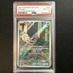 Pokemon - Shelmet 093/086 - Sv: White Flare Holo - PSA 10 - Pop 21 - Image 2