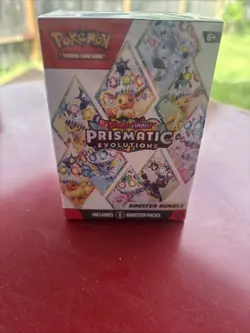 Pokemon TCG Factory Sealed Scarlet & Violet Prismatic Evolutions Booster Bundle - Image 1