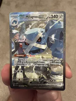 Pokemon Ascended Heroes Steven’s Metagross EX SIR 289/217 - Pack Fresh - Image 3