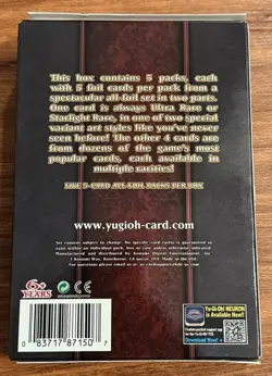 Yu-Gi-Oh! TCG Rarity Collection V 5 1st Edition Box 5 Packs New Factory Sealed - Image 2