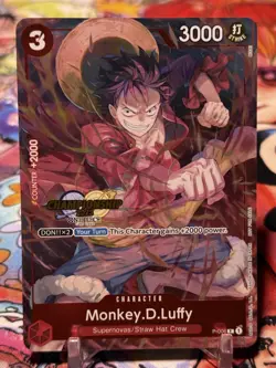MONKEY D LUFFY - One Piece P-006 - PROMO Championship Series 2023 Celebration - Image 1