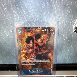 Namco ONE PIECE Portgas.D.Ace OP08-052 Two Legends Parallel Foil EN 6000 - Image 2