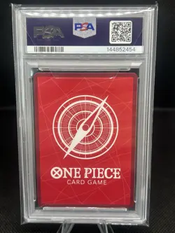 2025 ONE PIECE OP11-A FIST OF DIVINE SPEED ALTERNATE ART #001 KOBY PSA 10 ALT - Image 2