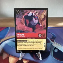 Disney Lorcana TCG - Ratigan Very Large Mouse 121/204 - EN2 Floodborn Cold Foil - Image 1