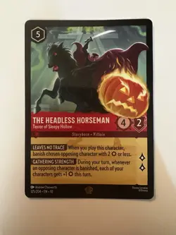 Disney Lorcana TCG Headless Horseman Terror of Sleepy Hollow 125/204 EN 5/4/2 - Image 1