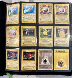 750+ Pokemon Card Vintage Binder Collection WOTC Base Set & Base Set 2 NM-MP - Image 1