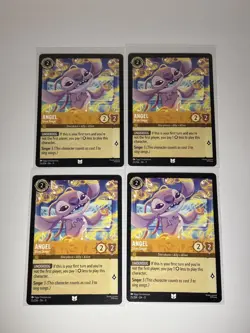 Disney Lorcana Angel - Siren Singer 25/204 Winterspell - 4 Card Set Non Foil - Image 1