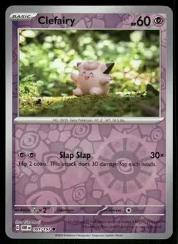 Clefairy 081/197 Reverse Holo Obsidian Flames Pokemon TCG trading card - Image 1