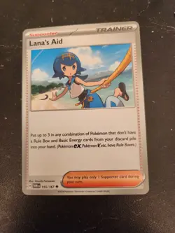 Lana's Aid pokemon trainer card 155/167 - Image 1
