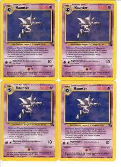 Pokemon TCG Fossil card lot collection (non foil) - Gastly, Haunter, Gengar - Image 3