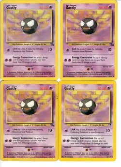 Pokemon TCG Fossil card lot collection (non foil) - Gastly, Haunter, Gengar - Image 5