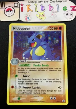Nidoqueen 9/112 MP Holo w/Swirl Rare Vintage Pokemon Card. Tracked Shipping! - Image 1