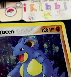 Nidoqueen 9/112 MP Holo w/Swirl Rare Vintage Pokemon Card. Tracked Shipping! - Image 2