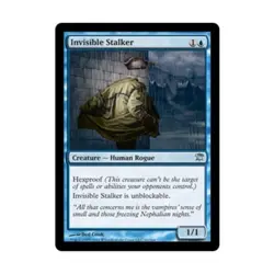 WOTC MtG Innistrad Invisible Stalker (U) (Foil) VG - Image 1