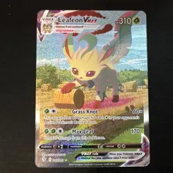 Leafeon Vmax 205/203 Alt Art Evolving Skies Pokemon Card NM - Image 2