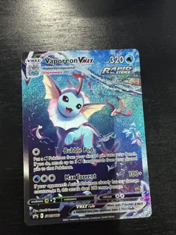 Vaporeon VMAX SWSH182 Sword & Shield Promo Pokemon Card English NM - Image 1